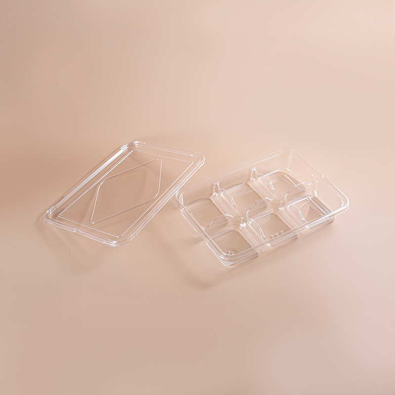 Rectangle 6-compartment Pastry Box Rectangle 6-compartment Pastry Box