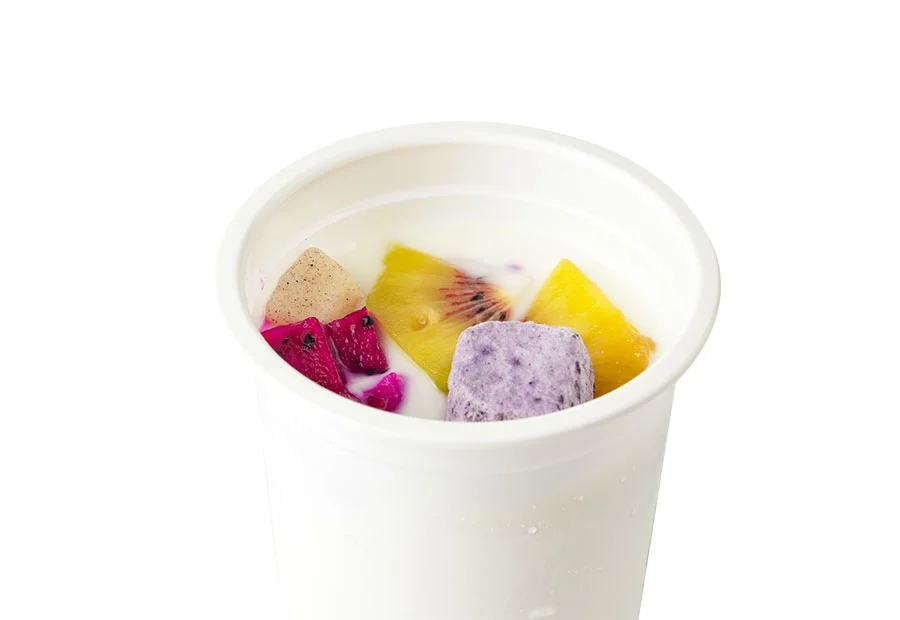 Plastic 6oz Plastic  Yogurt Cup