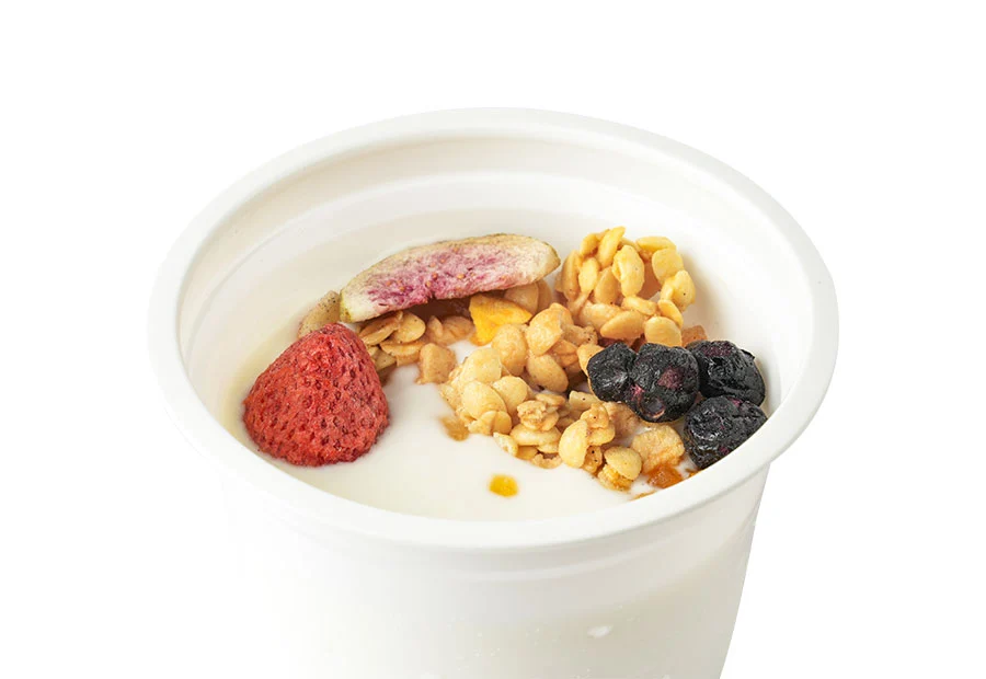 Plastic 6oz Plastic  Yogurt Cup
