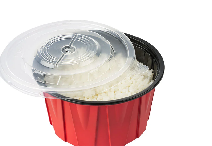 450ml Red And Black Lunch Bowl