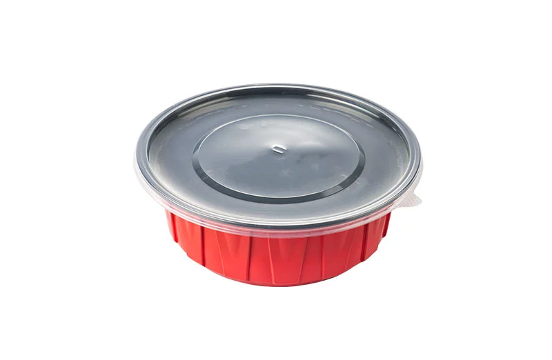 450ml Red And Black Lunch Bowl