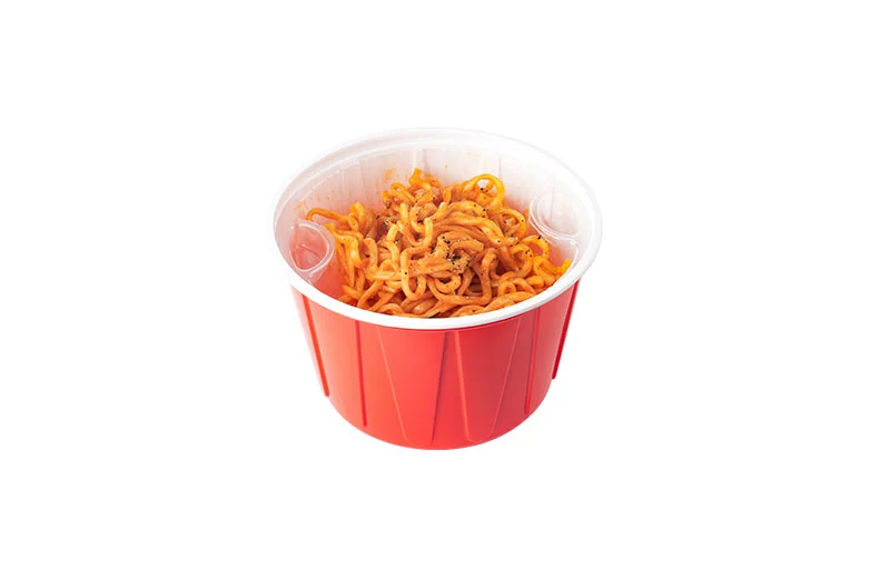 1750ml Red And White Lunch Bowl