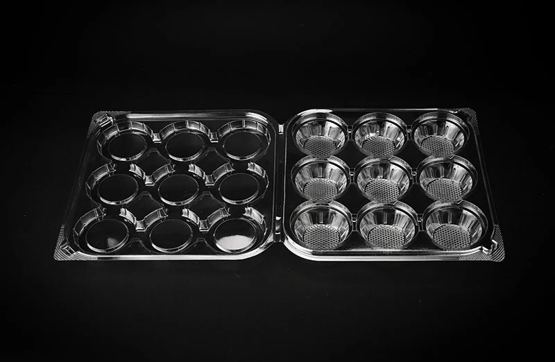 9 Compartment Egg Tart PET Box