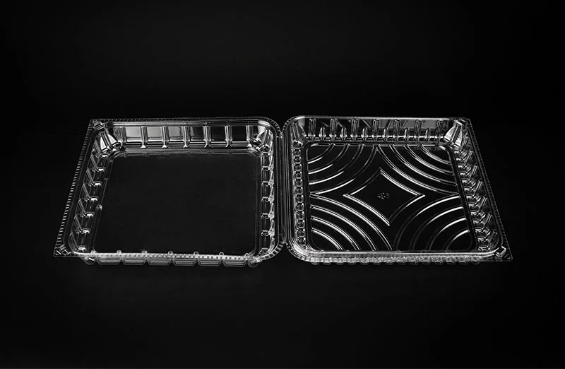 Clamshell Clear PET Container For Bakery