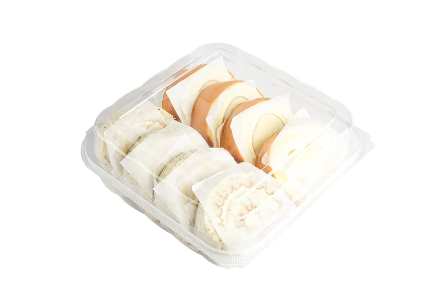 Wholesale Disposable Clamshell Plastic Bakery Packaging Box
