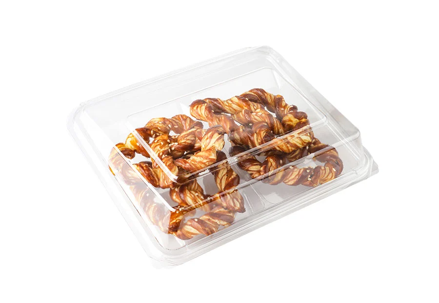 Disposable PET Clear Dessert Mousse Packaging Box