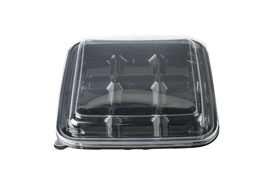 9-compartment Disposable Plastic Baking Box