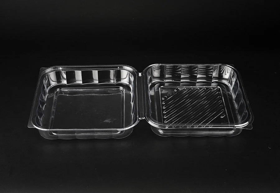 Disposable Plastic Clamshell Packaging Box