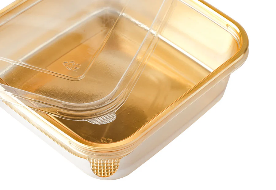 PET Plastic Cake Container For Supermarket And Grocery
