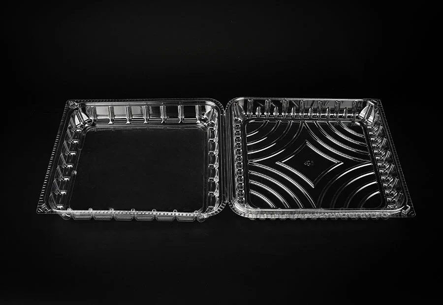 Clamshell Clear PET Container For Bakery