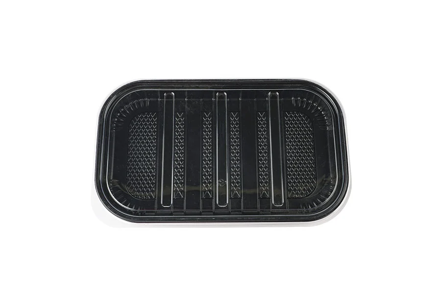 PP Black Container With PET Lid