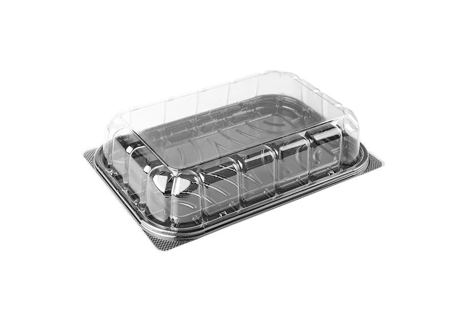 Rectangle Black Bakery Box With Lid