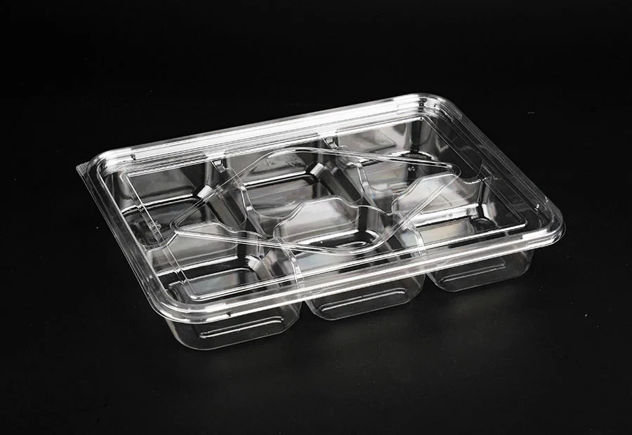 High-quality 6-compartment Pastry Box