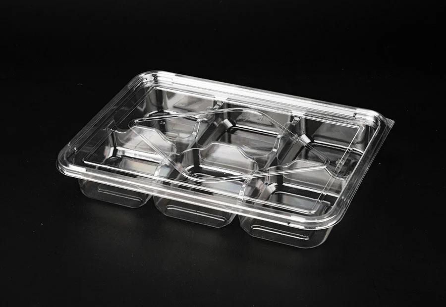 High-quality 6-compartment Pastry Box