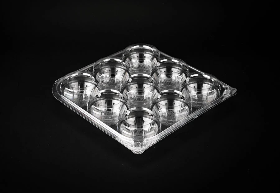 9 Compartment Egg Tart PET Box