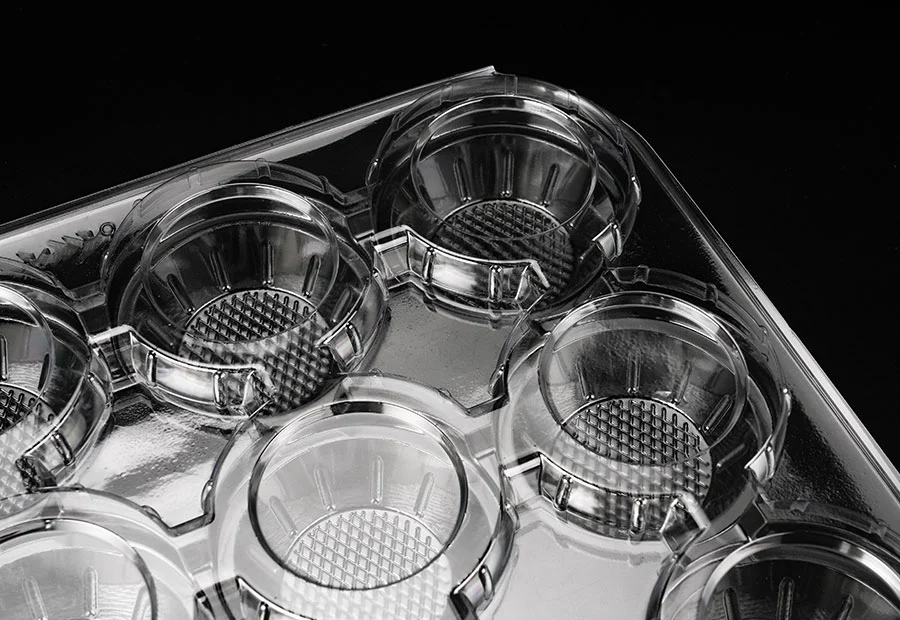 9 Compartment Egg Tart PET Box
