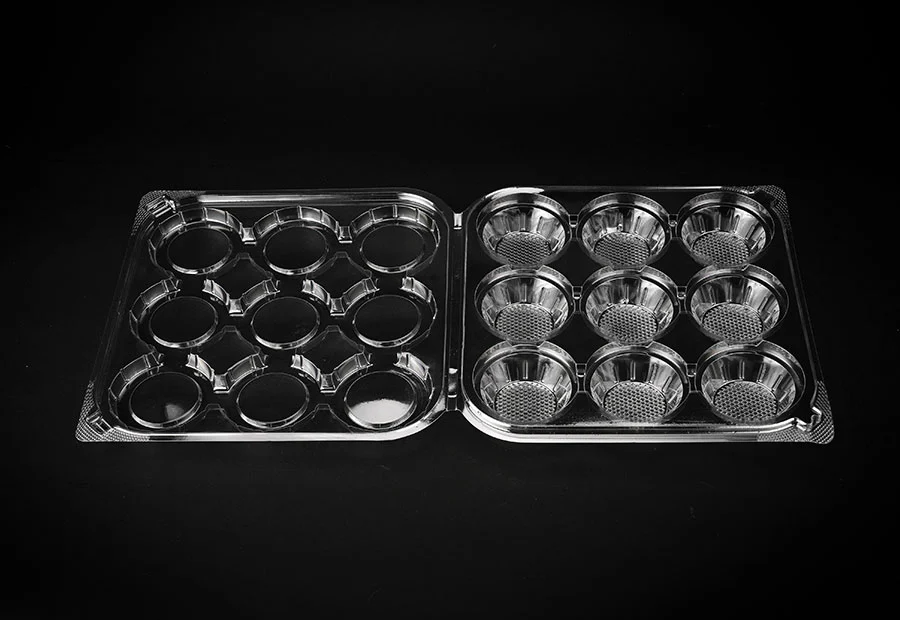 9 Compartment Egg Tart PET Box