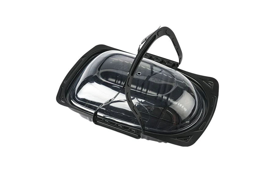 Black Medium Roast Chicken Container