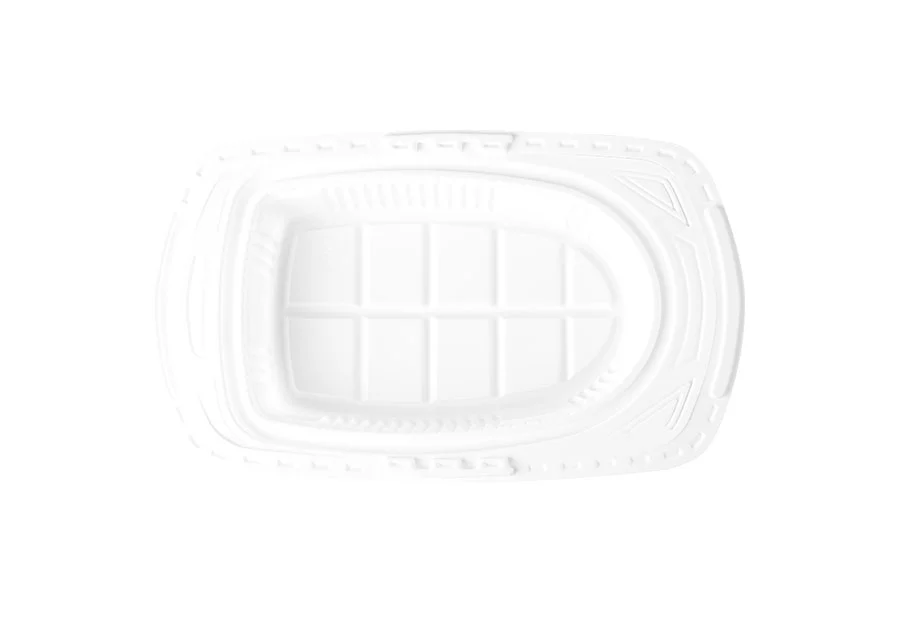 Small White Roast Chicken Plastic Container
