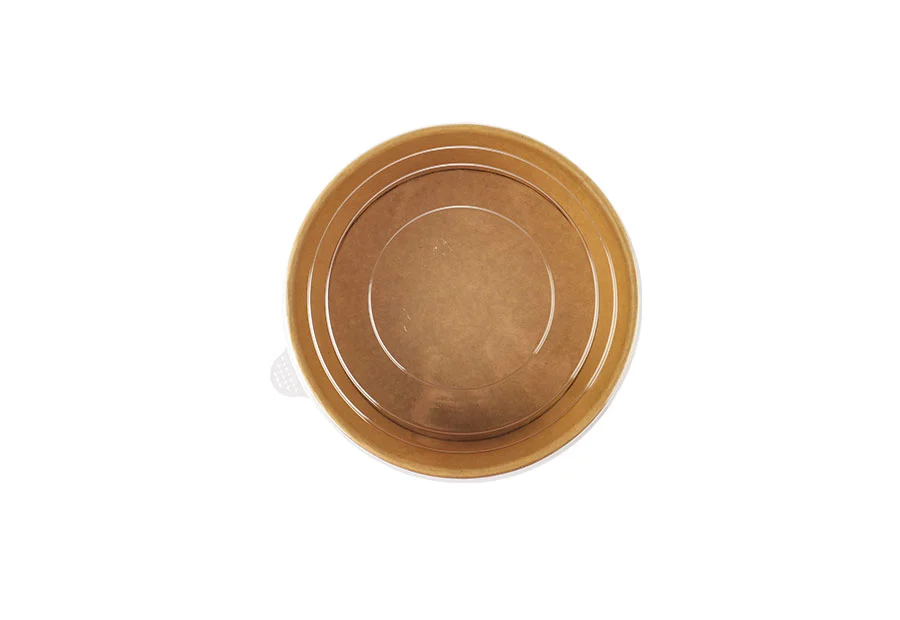 16 oz Custom Sealed Disposable Paper Bowl with Lid