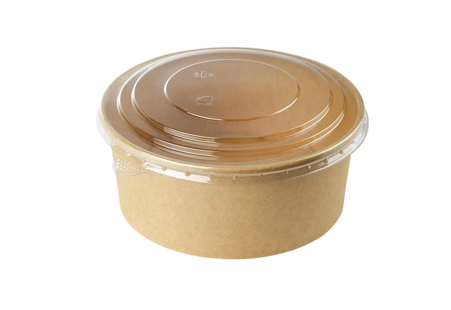26oz Kraft Brown Salad Paper Bowl Custom