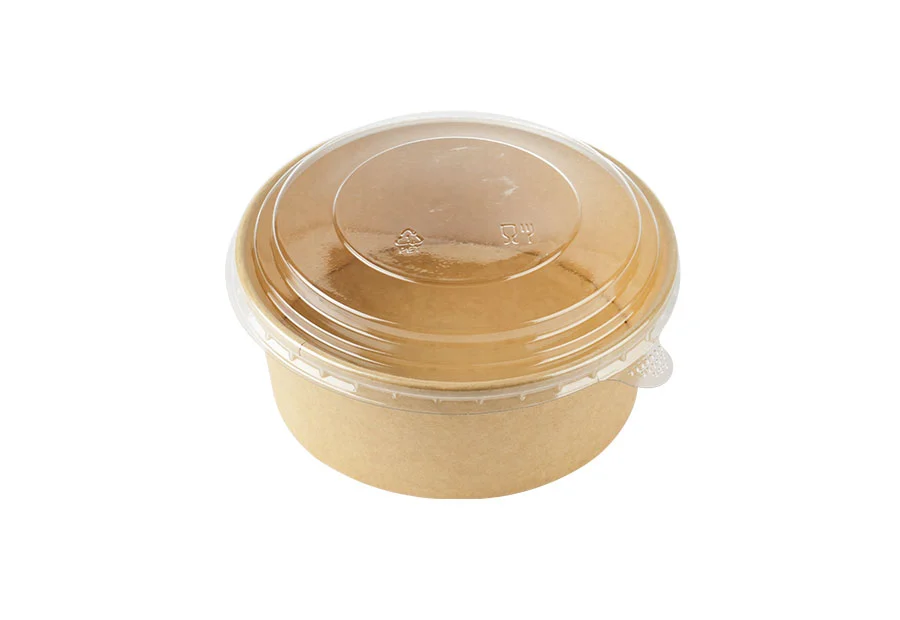 26oz Kraft Brown Salad Paper Bowl Custom