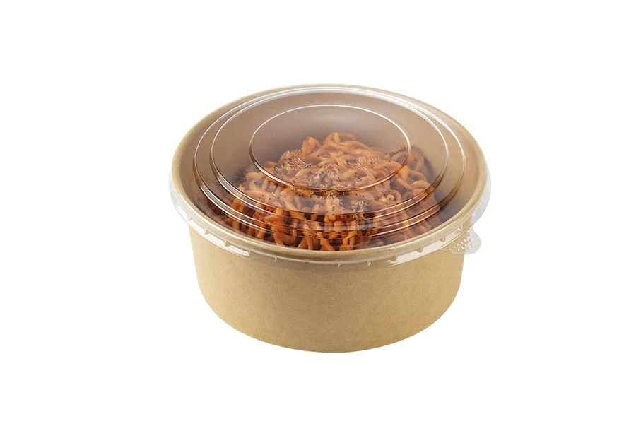 26oz Kraft Brown Salad Paper Bowl Custom