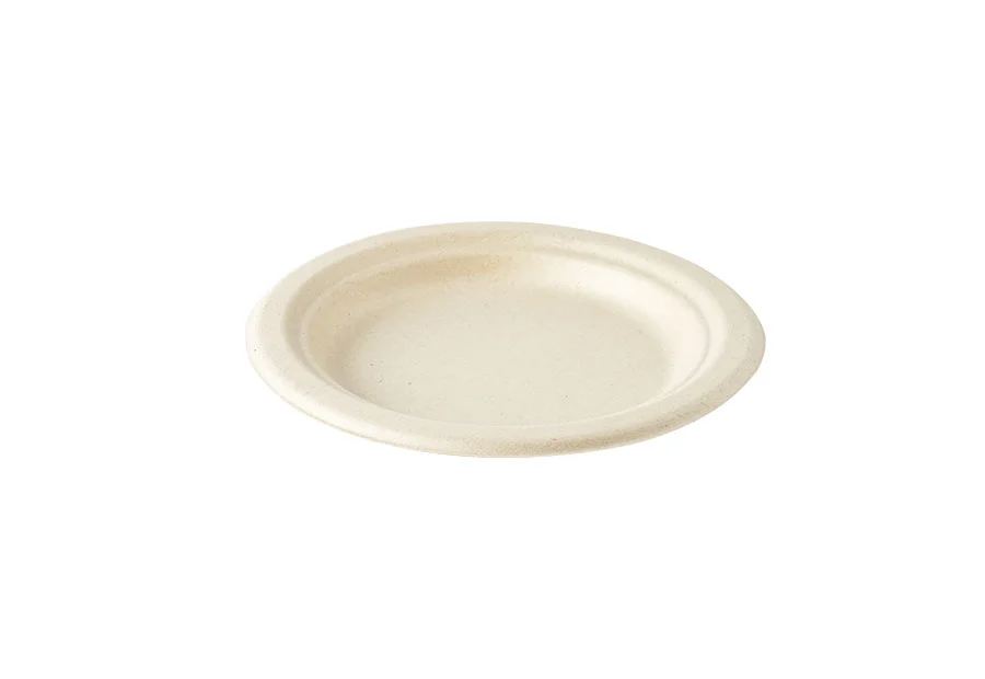 5-Inch Sugarcane Pulp Round Tray