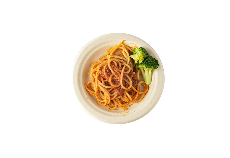 5-Inch Sugarcane Pulp Round Tray
