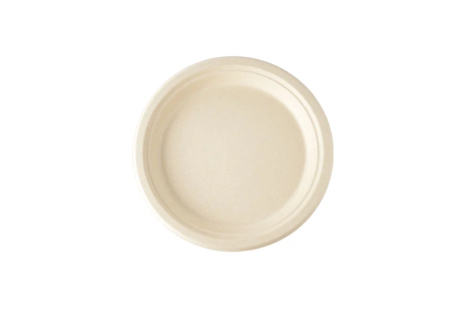 5-Inch Sugarcane Pulp Round Tray