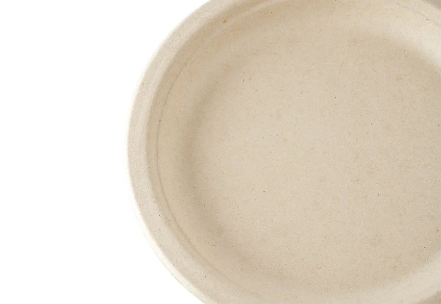 6-Inch Round Sugarcane Pulp Tray