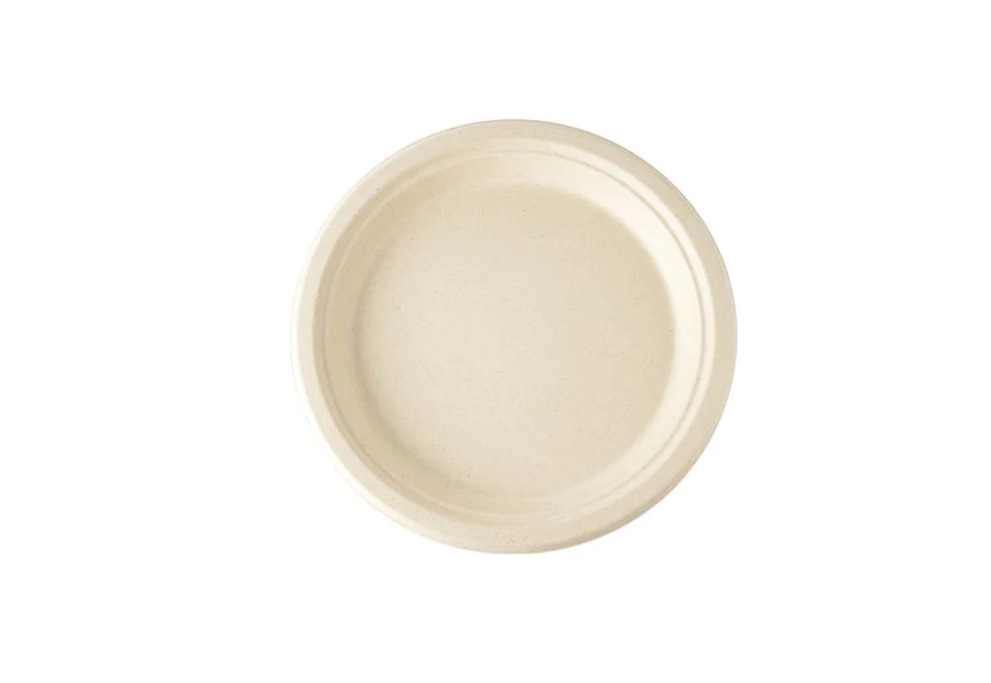 6-Inch Round Sugarcane Pulp Tray