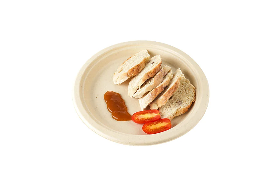 9-inch Sugarcane Pulp Plate