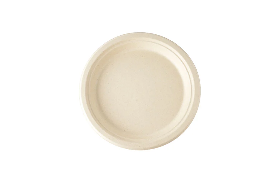 9-inch Sugarcane Pulp Plate