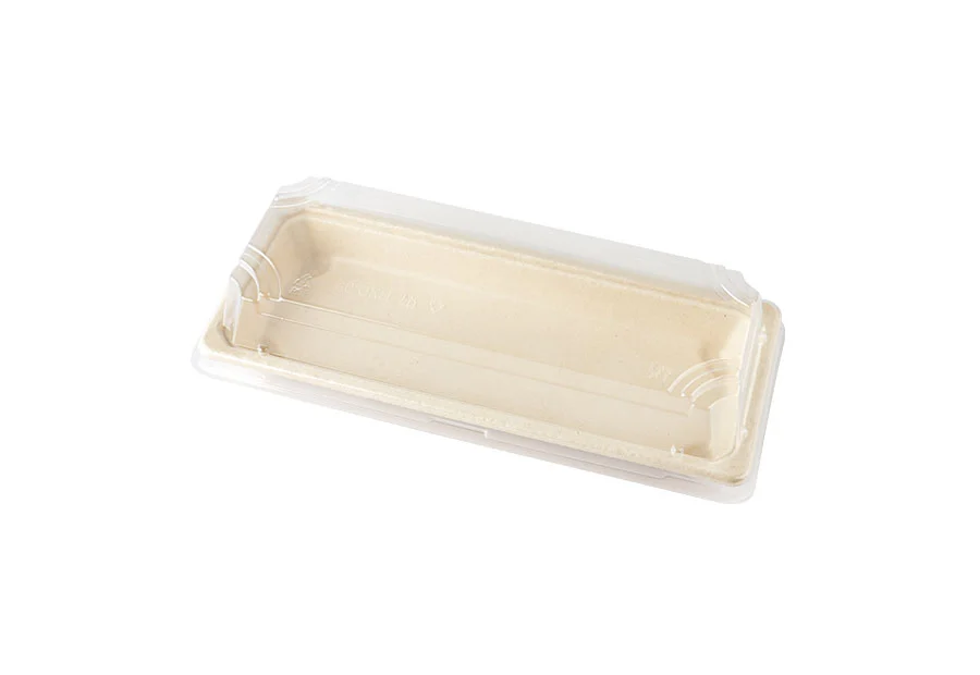 Sugarcane Pulp Tray With Lid