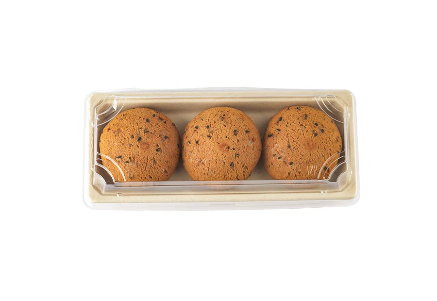Sugarcane Pulp Tray With Lid