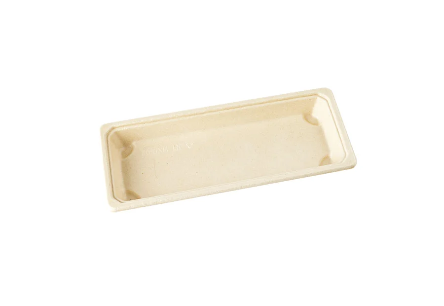 Sugarcane Pulp Tray With Lid
