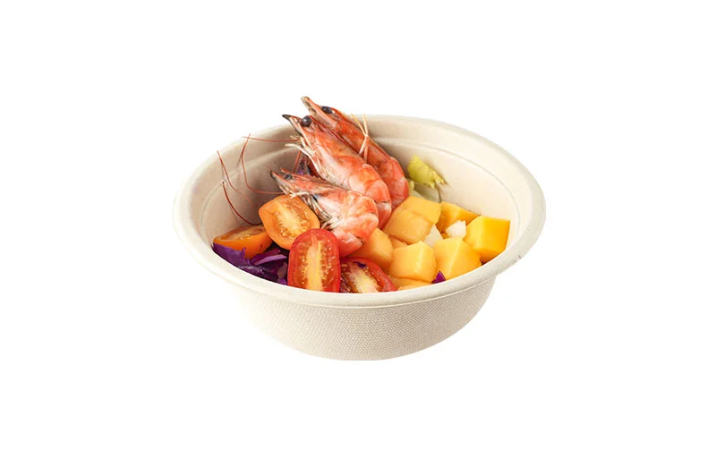 1300ml Disposable Biodegradable Sugarcane Disposable Bowls