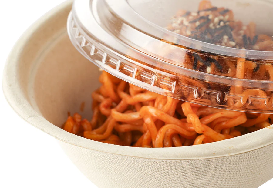850ml Disposable Biodegradable Sugarcane Disposable Bowls