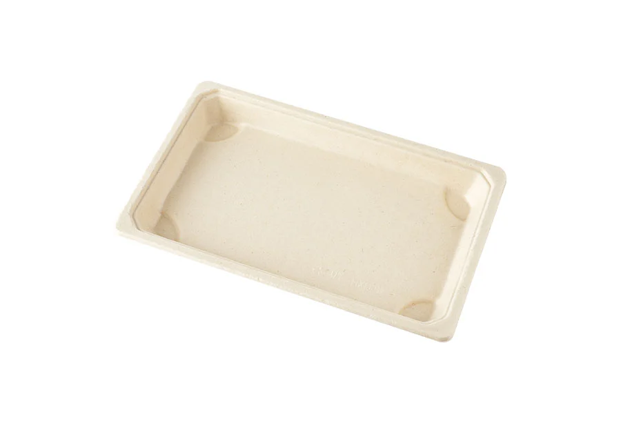 Customizable Waterproof And Oilproof Sugarcane Pulp Disposable Tray