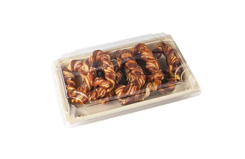 Customizable Waterproof And Oilproof Sugarcane Pulp Disposable Tray