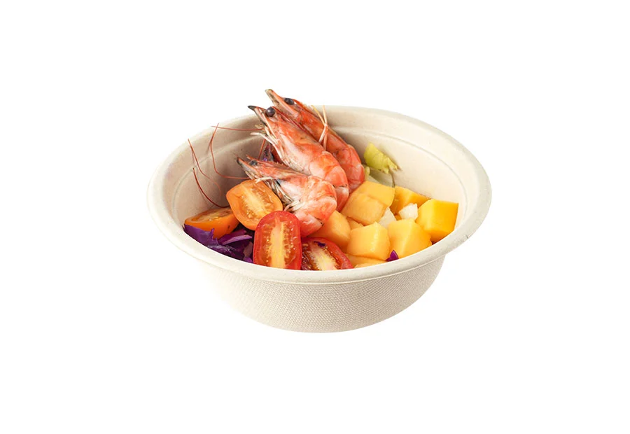 1300ml Disposable Biodegradable Sugarcane Disposable Bowls
