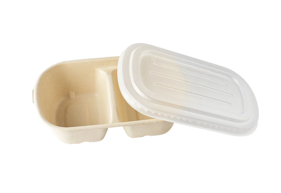 Two Food Packaging Containers With Identical Compartments