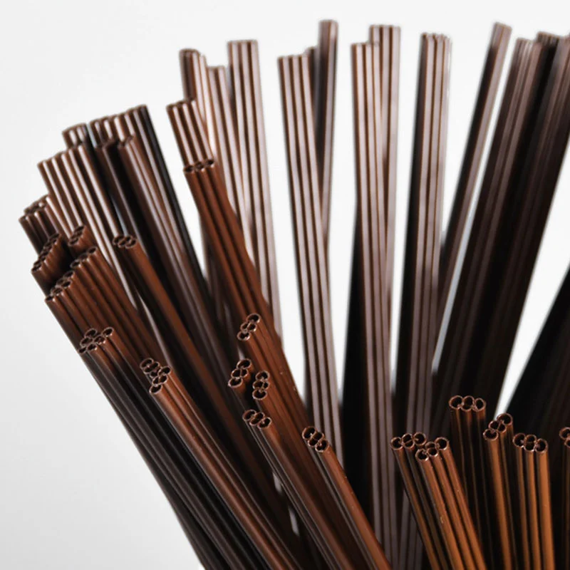 Degradable PLA Three-Hole Coffee Straw