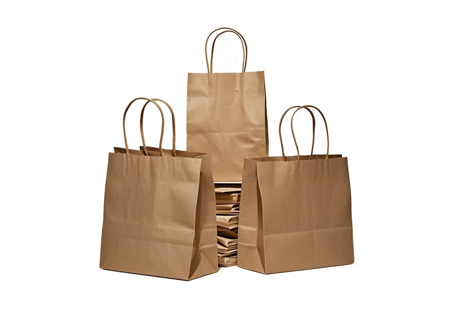 Reusable Eco-Friendly Custom Paper Bags with Handle
