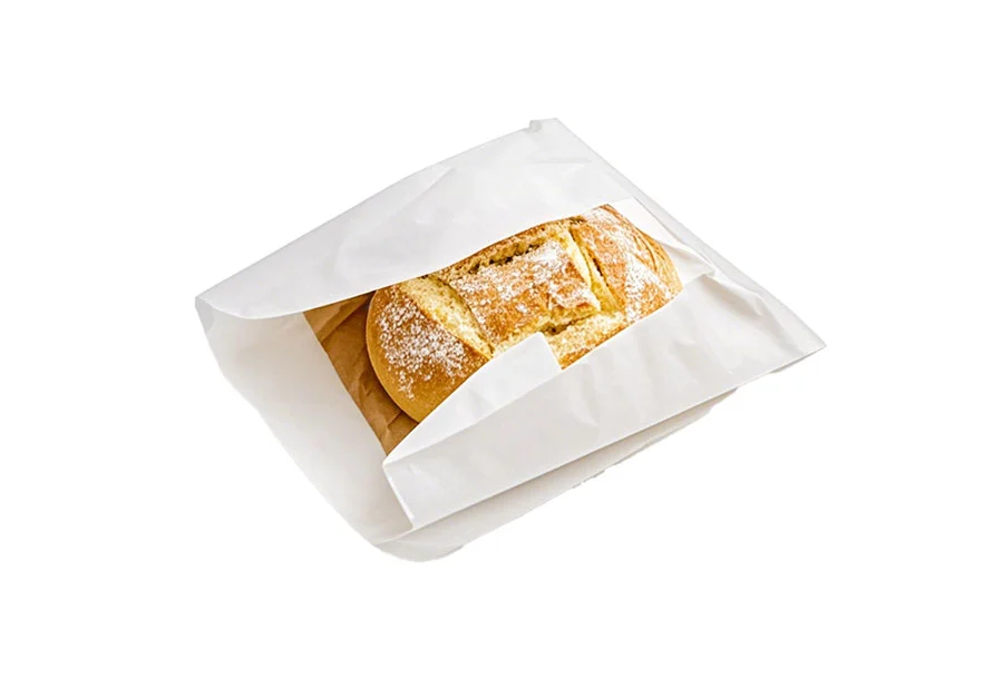 Biodegradable Custom Paper Bags with Clear Window Wholesale