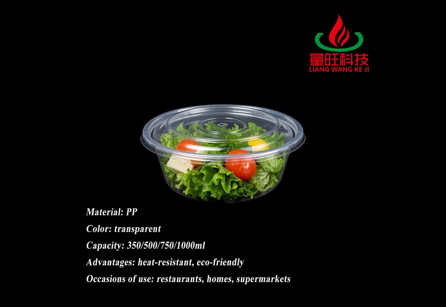 Large Clear Salad Bowl