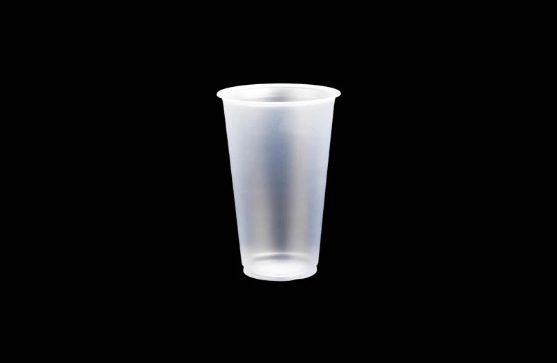 500ml PP disposable frosted plastic cup