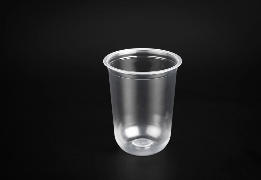 U-shape pp milkshake ice cream cup
