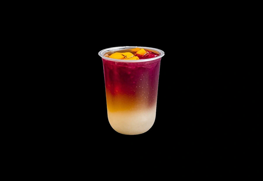 U-shape pp milkshake ice cream cup